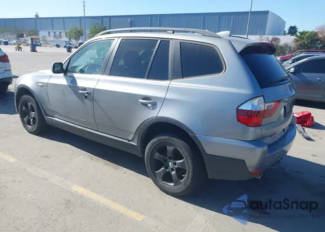 2007 BMW X3 3.0Si из США, поврежденный, VIN WBXPC934X7WF23967